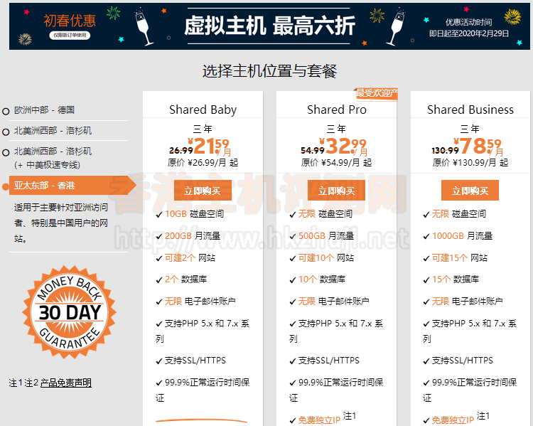 SugarHosts糖果主机初春优惠 香港主机最高六折优惠