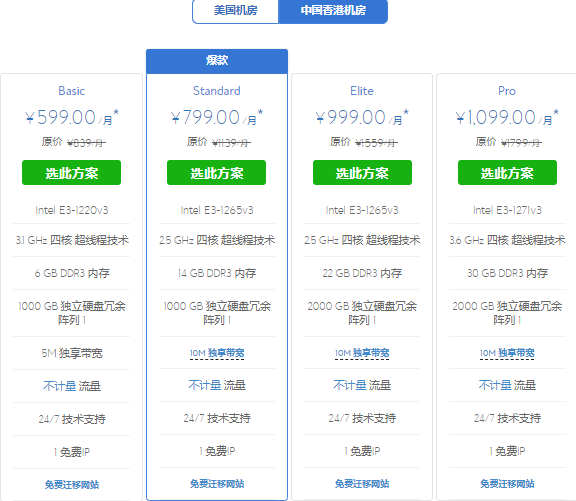 BlueHost香港服务器