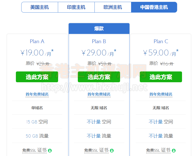 BlueHost香港主机Windows系统